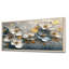 Décoration murale tulipes dorées et velours bleu - Tulipes-1972181754-2065979745-1972181745