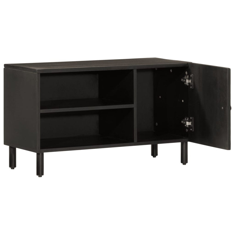 Bisbee Unfinished TV Stand for TVs up to 32", Black