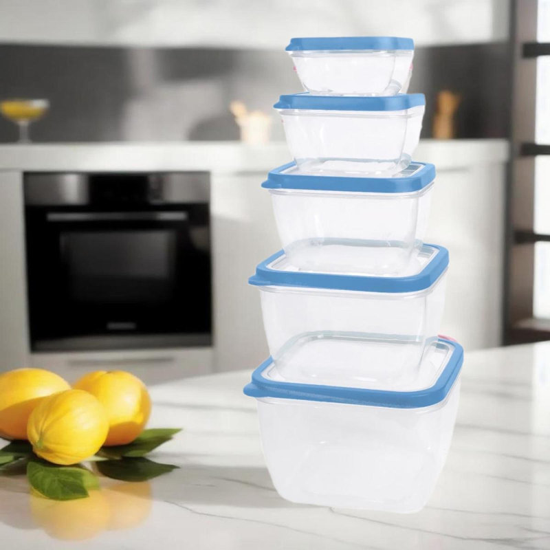 Damiyan 97oz. Food Storage Container, Blue