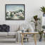 Cadre flottant Tranquil Village Road & Homes, design par Owen Wexler-303413423-303413409