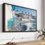 Places "Mykonos Seaside Cafe, reproduction sur toile"-101456011