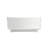 49 Inch Solid Surface Soaking Bathtub - Deep Soak Freestanding Tub