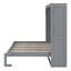 Lit escamotable double pleine grandeur, gris-1677331083-1677331082