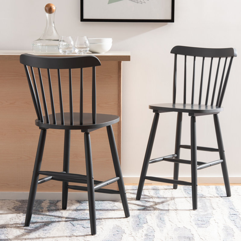 Tabouret Cerian, Tabouret de comptoir (siège d’une hauteur de 24, Gris