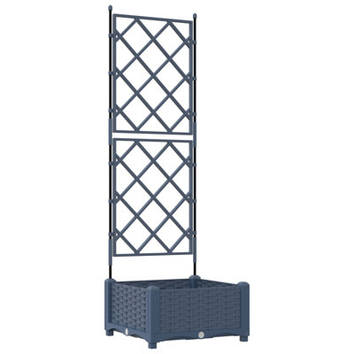 Garden Planter Steel Outdoor Container Modern Decor Terrace Stylish Pot