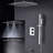 Sierra Brushed Nickel 20 Inch Rainfall Shower Set