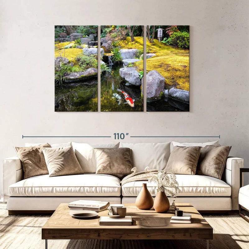Rorry Japanese River, 48" H x 74" W