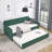Twin Size Daybed with Twin Size Trundle, Upholstered Tufted Sofa Bed-626544363