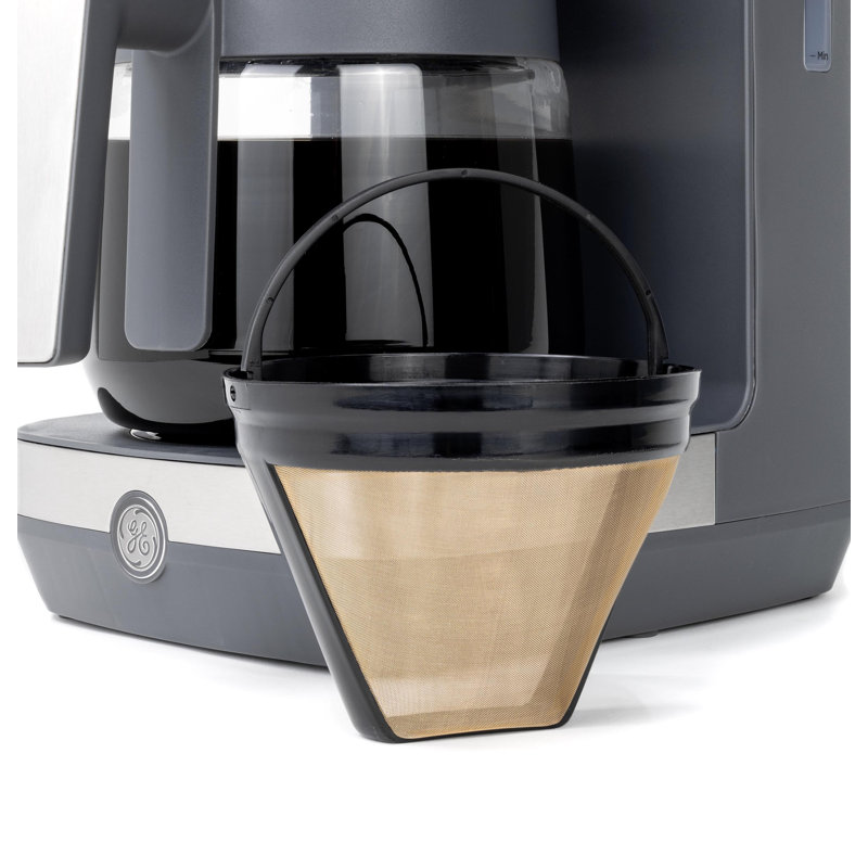 GE 12 Cup Drip Coffee Maker With Adjustable Keep Warm Plate