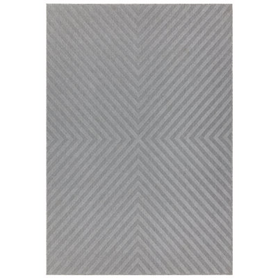 Indoor/Outdoor Light Grey Area Rug