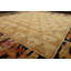 Tapis tibétain transitionnel beige en laine noué à la main 8 pi 2 po x 9 pi 10 po