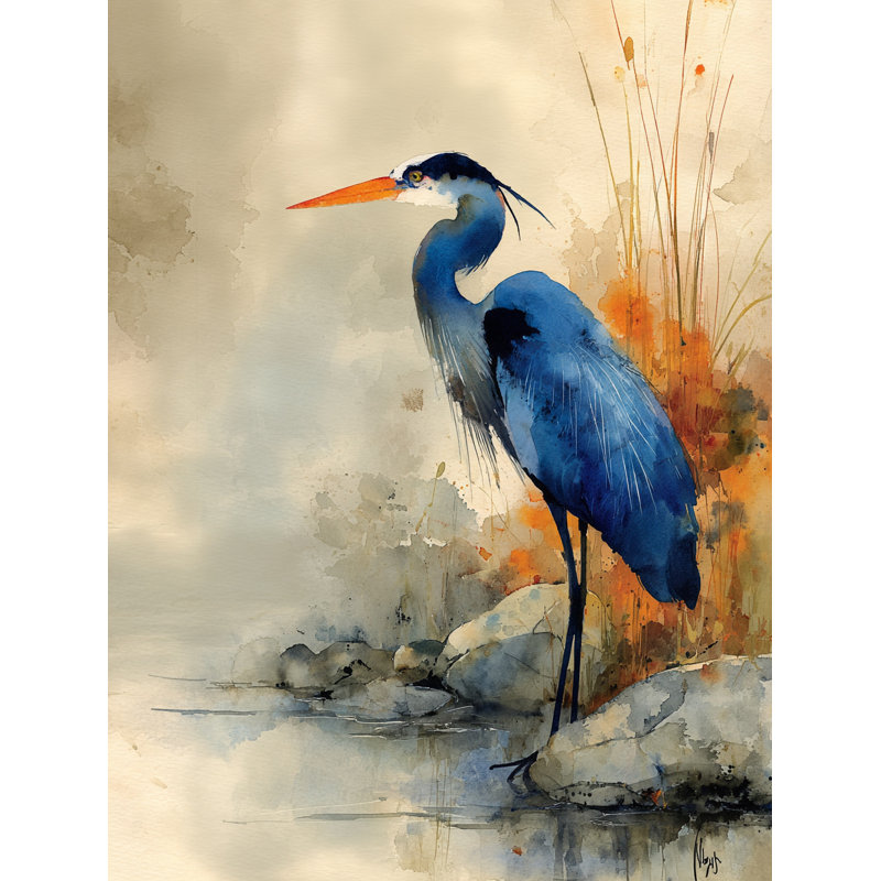 Estuaire, art mural sur toile tendue, H 24 po x l 16 po