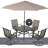 Errik 4 - Person Patio Dining Set with Square Table