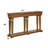72" Oak Finish Console Table