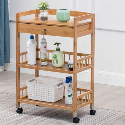 31.5'' H x 20.9'' W Utility Cart with Wheels