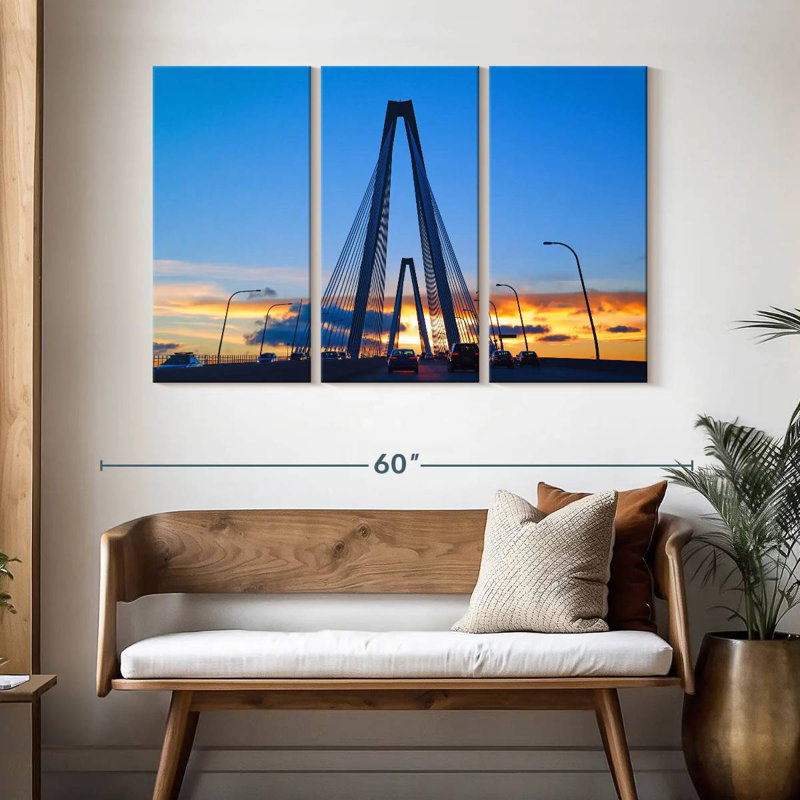 Lilie Cooper River Bridge, 32" H x 50" W