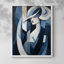 WOMEN Series L - reproduction encadrée de qualité supérieure - prête à être accrochée - aucun clou requis-771360477-771360478