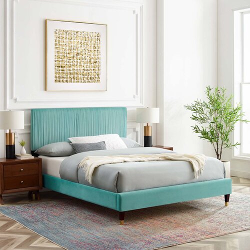 Willa Arlo Interiors Troyer Upholstered Platform Bed | Wayfair