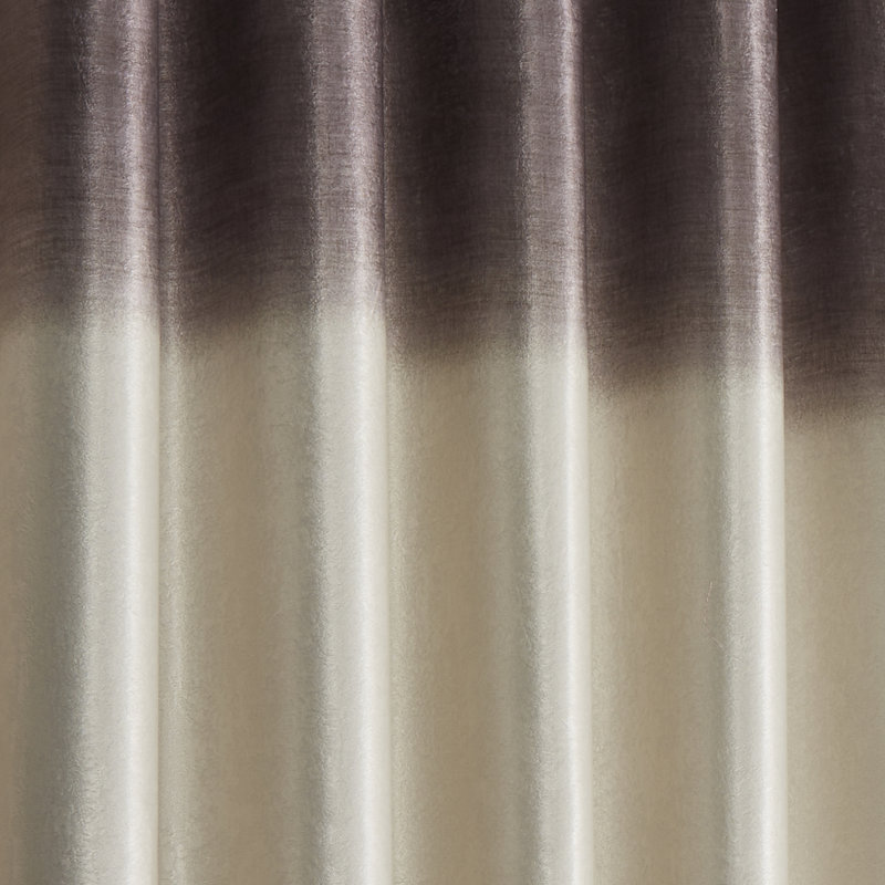 Ombre Strata Blackout Curtain Pair, Chocolate, Width 229 x Drop 229 cm