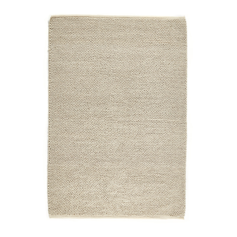 Caragh Solid Colour Hand Woven Area Rug, Rectangle 120 x 170cm