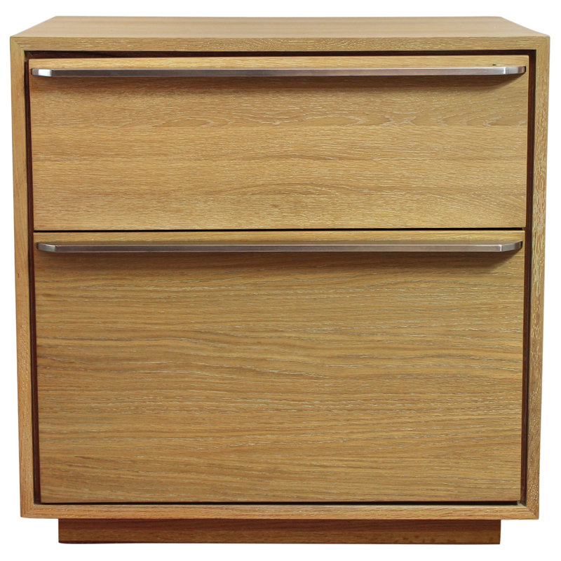 Ysabella 28'' W Solid And Manufactured Wood Nightstand