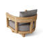 Outdoor Teak Swivel Lounge Chair