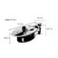 Light luxury oval coffee table living room-105887803