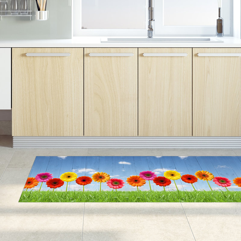 Frido Floral Area Rug, Rectangle 52cm x 280cm