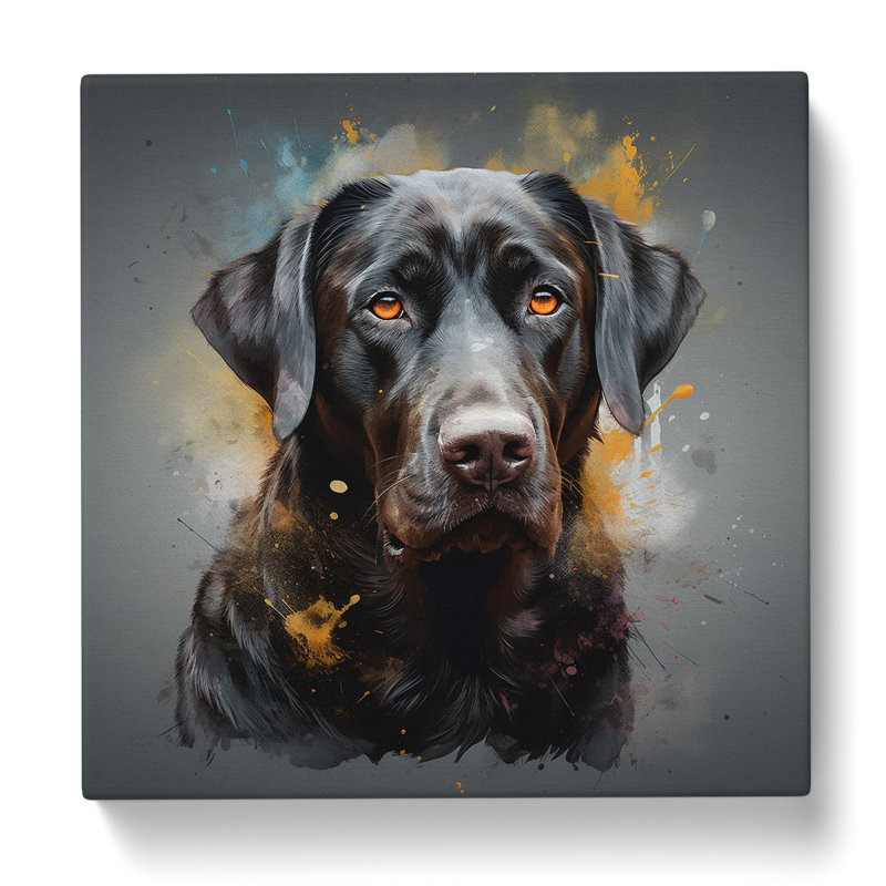 Labrador Retriever Conceptual - Wrapped Canvas