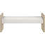 Banc rembourré en tissu crème Hickory-844275104-844275111