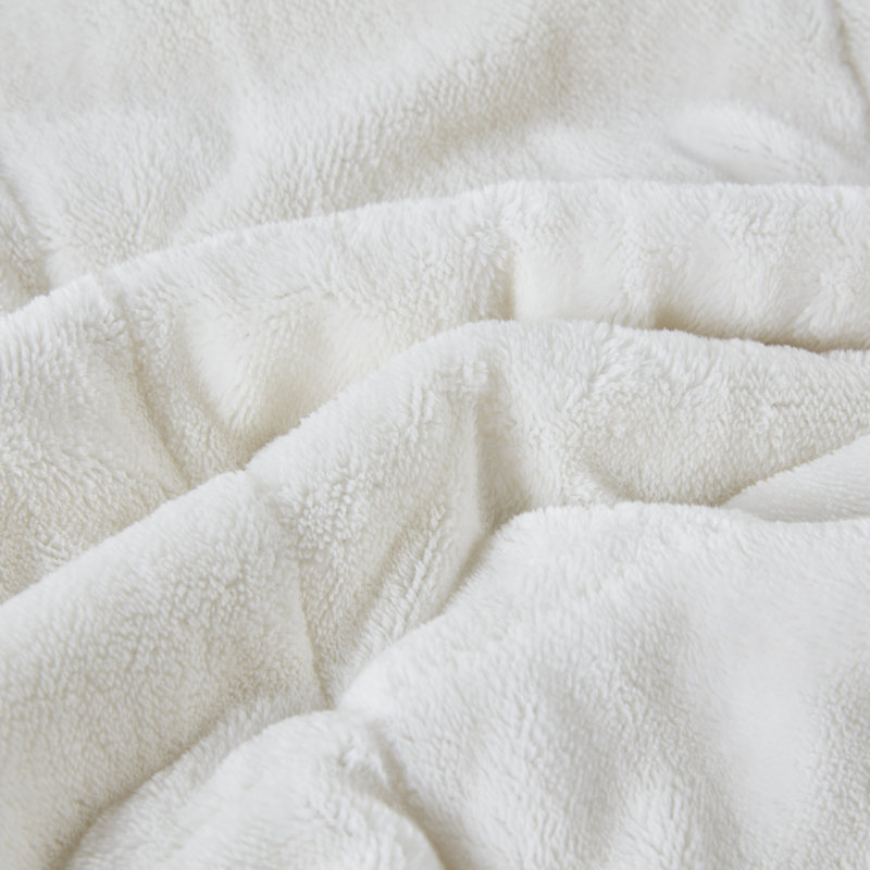 Coleman Reversible HeiQ Smart Temperature Down Alternative Blanket, Ivory, Twin