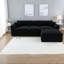Canapé d'angle modulaire en mousse de 269 cm (106 pouces) avec système de compression, de style moderne, pour la maison
