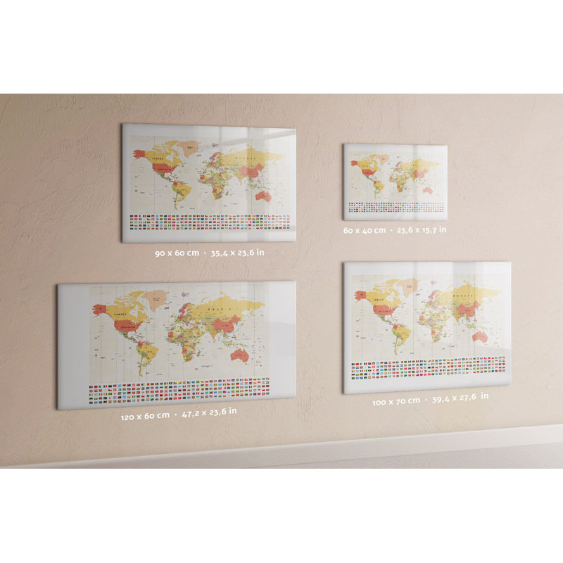 Magnetic Glass Dry Erase Board