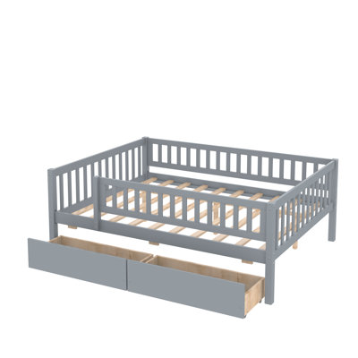 Harriet Bee Miyamoto Kids Full Daybed with Drawers | Wayfair