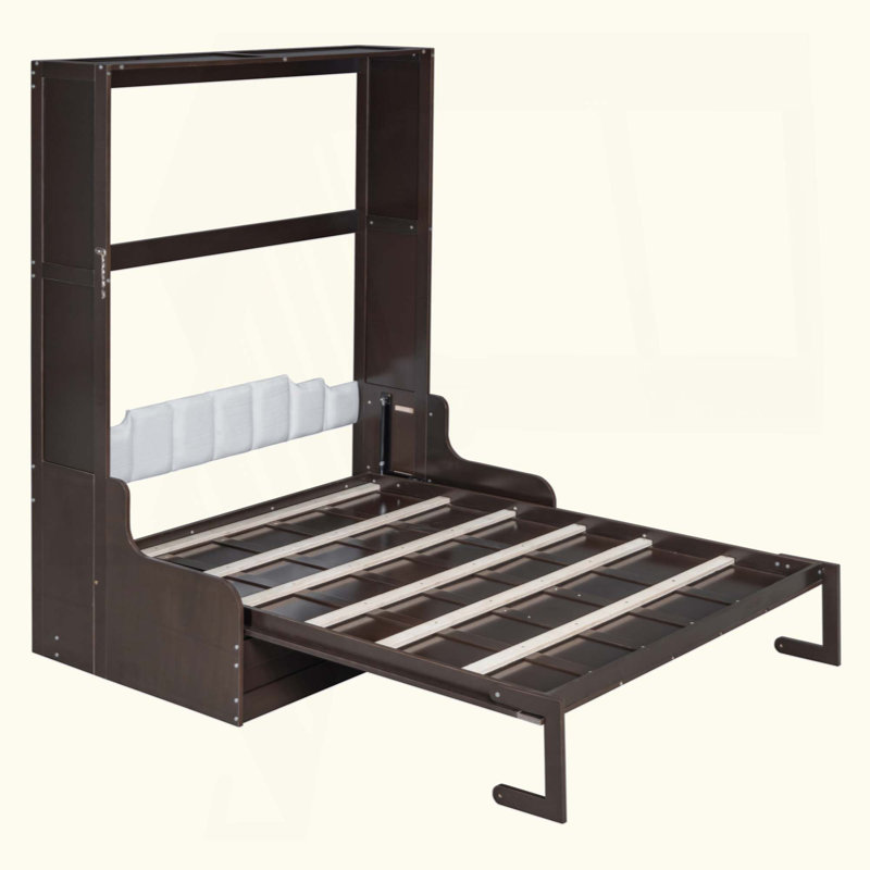 Lit escamotable Murphy avec coussin, conception peu encombrante pour les pièces polyvalentes et les petits appartements