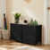 Jaece Modern 2-Fabric Drawer Nightstand, Small Space Bedside Table, End Table Storage Cabinet