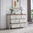 Modern 7 Drawers Dresser With Spacious Storage And Smooth Glide,  For Living Room And Farmhouse Organization-75989316