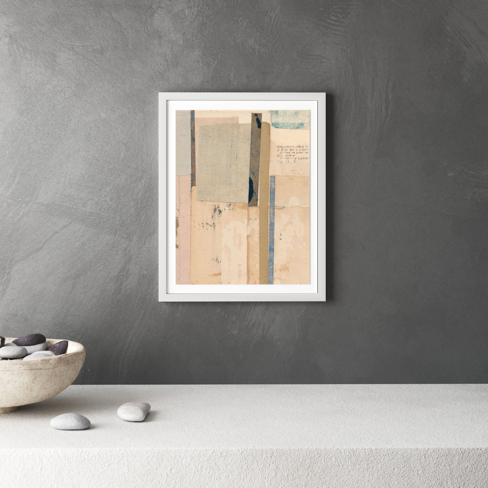 Go Softly Painting by Sarah Short, 25" H x 20" W x 1.25" D, White