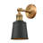 Campeaux Steel Armed Sconce
