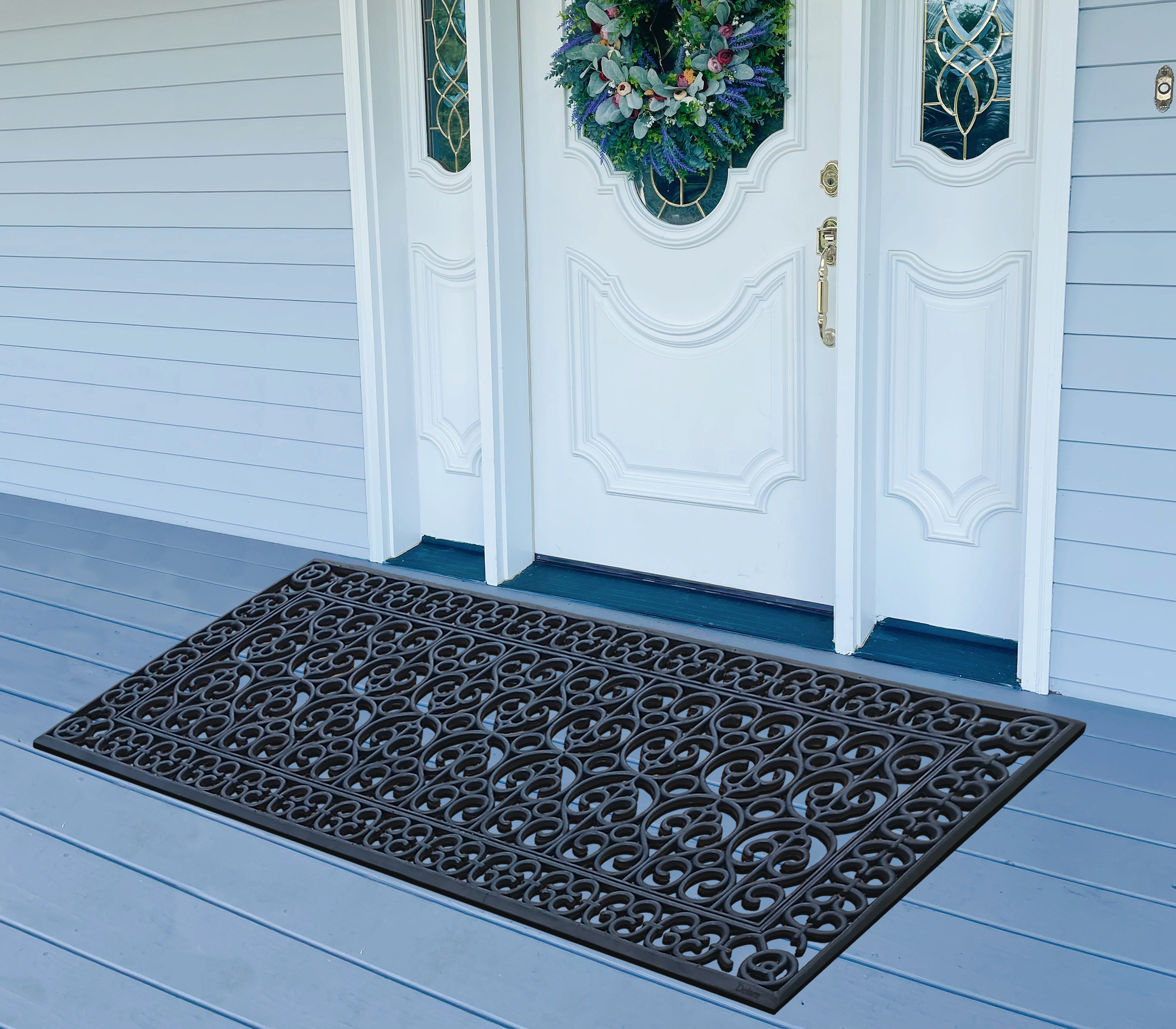 Darby Home Co Lykens A1HC Large Door Mat, Natural Rubber, Ideal