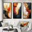 Songs Of The Bohemian Soul Dynamic Waves - Abstract Shapes Art Set Of 3 Pieces-2017547537-2017547536