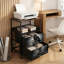 Table de chevet 2 tiroirs avec station de charge, table de chevet avec ports USB et prises USB