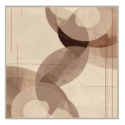 Tapis beige moelleux moelleux à motif géométrique Lotus