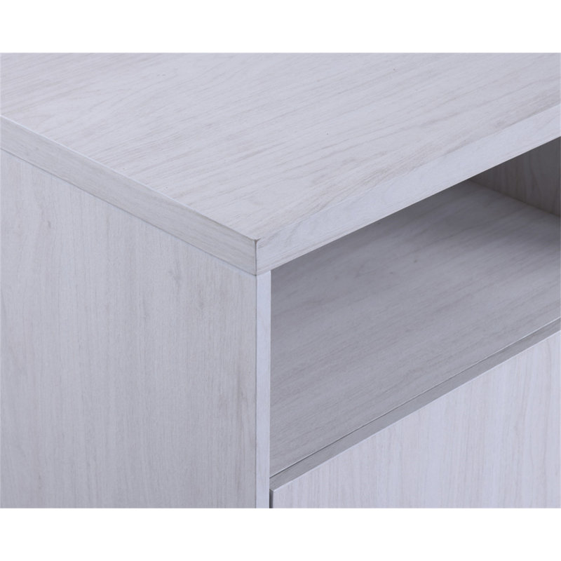 Console de meuble télé Ambrogio, Blanc