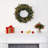 Snowed Pinecone Christmas Wreath with LED Lights
