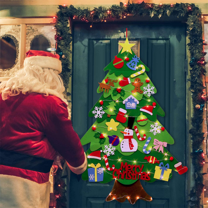 Christmas Deer People Tabletop Tree