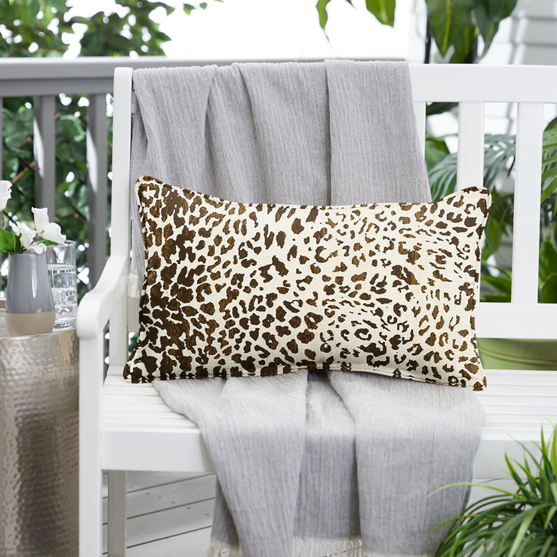  Housse et insert de coussin d'extérieur pour l'extérieur, H 12 po x l 24 po, Espresso