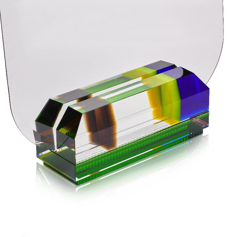 Paramount Oval Mirror, Green