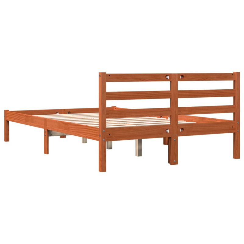 Amboy Solid Wood Bed, Kingsize (5')
