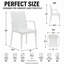 Fauteuil de patio empilable sans assemblage Mace - Chaise de salle à manger moderne en tissu toutes saisons imperméable et robuste-30181369-124128377